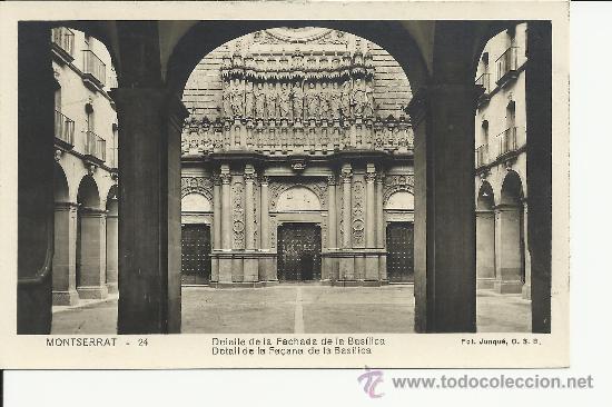 Postales: MONTSERRAT BARCELONA CLAUSTRO SIN CIRCULAR - Foto 1