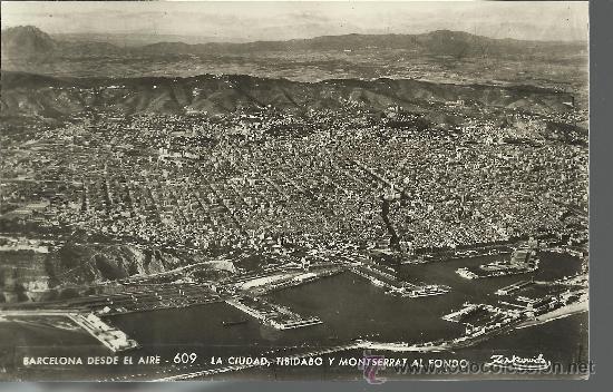 Postales: BARCELONA DESDE EL AIRE SIN CIRCULAR - Foto 1