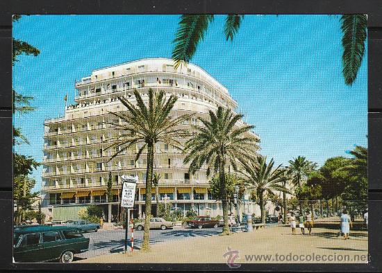 Postales: 129. SITGES. HOTEL CALIOPOLIS Y PASEO - Foto 1