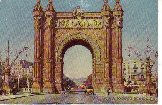 Postales: barcelona arco del triunfo - Foto 1