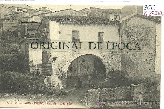Postcards: (PS-25233)POSTAL DE PIERA-FONT DEL ABEURADOR