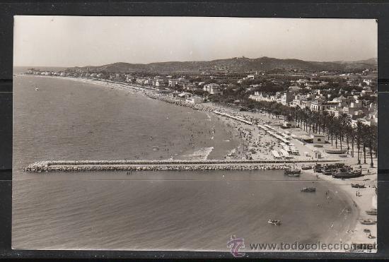 Postales: SITGES - 147. PANOR&Aacute;MICA DE LA PLAYA - Foto 1