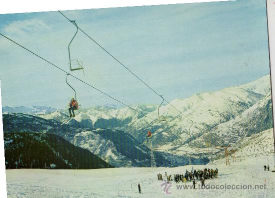 Postales: VALLE DE AR&Aacute;N PISTAS DE BAQUEIRA A. CAMPA&Ntilde;&Aacute; NUEVA SIN CIRCULAR POSTALES COLOR CYP