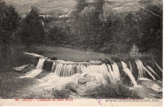 Postales: POSTAL OLOT CASCADA DE SANT ROC - Foto 1