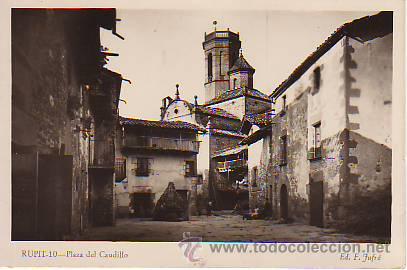 Postales: POSTAL RUPIT PLA&Ccedil;A DEL CAUDILLO - Foto 1