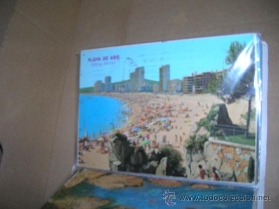 Cartes Postales: Playa de Aro (Costa Brava). Vista general playa. A&ntilde;o 1973. - Usada, escrita, con sello de 1,50 ptas.