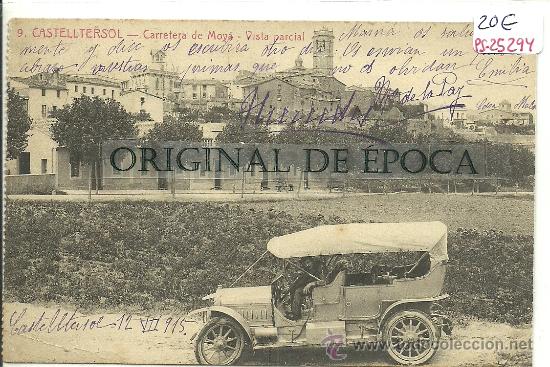Postcards: (PS-25294)POSTAL DE CASTELLTERSOL-CARRETERA DE MOYA