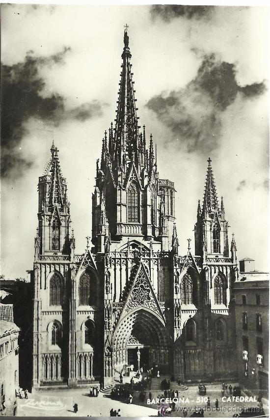 Postales: BARCELONA CATEDRAL  SIN CIRCULAR - Foto 1