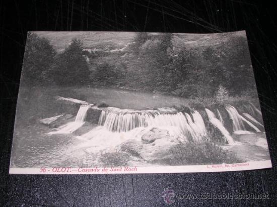 Postales: 96 OLOT - CASCADA DE SANT ROCH - Foto 1