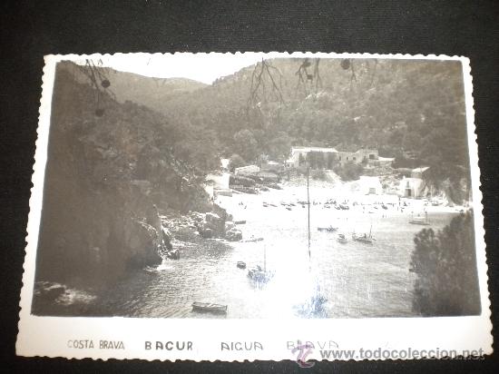 Postales: Postal de la costa brava bagur aigua brava.
