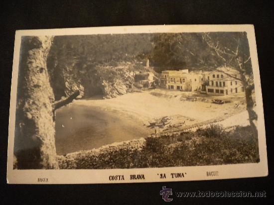 Postales: Postal de la costa brava sa tuna bagur.