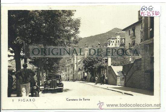 Postcards: (PS-25380)POSTAL FOTOGRAFICA DE FIGARO-CARRETERA DE BARNA