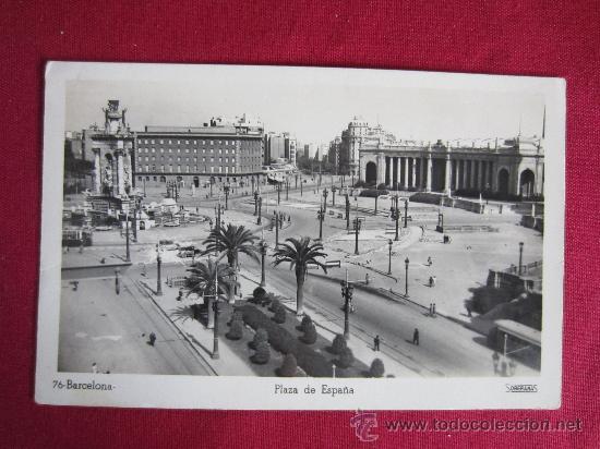 Postales: BARCELONA - PLAZA ESPA&Ntilde;A - Foto 1