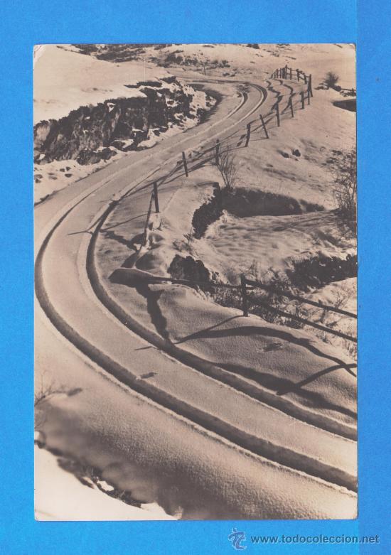 Postales: La Molina - Pirineos Orientales - Carretera de la Collada - Foto de A. Campa&ntilde;&aacute; y J. Puig-Ferran