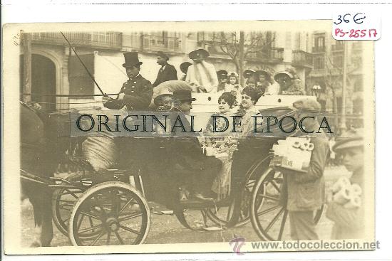 Postkarten: (PS-25517)POSTAL FOTOGRAFICA DE BARCELONA-CARNAVAL A&Ntilde;O 1917