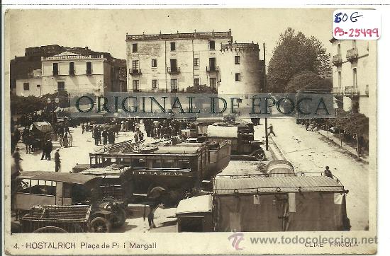 Postcards: (PS-25499)POSTAL FOTOGRAFICA DE HOSTARLICH-PLA&Ccedil;A DE PI I MARGALL