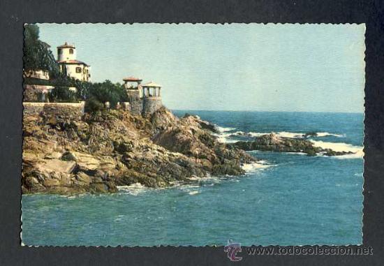 Postales: Postal de S' AGARO: Penya-segat. En relleu, relieve (Foto Llopis num.233)