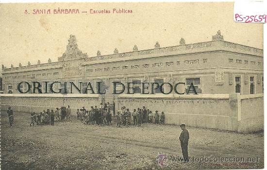 Postkarten: (PS-25659)POSTAL DE SANTA BARBARA(TARRAGONA)-ESCUELAS PUBLICAS