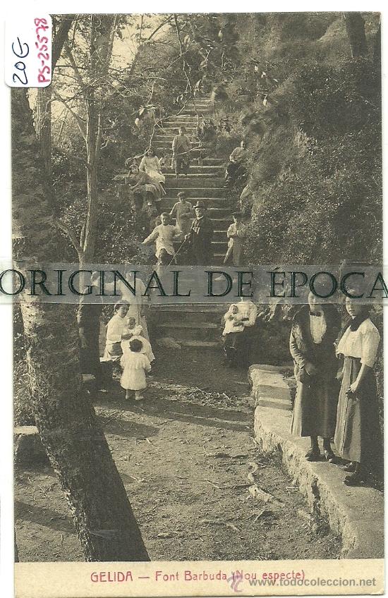 Postcards: (PS-25578)POSTAL DE GELIDA-FONT BARBUDA
