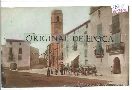 Postkarten: (PS-25680)POSTAL FOTOGRAFICA DE ALMATRET(LLEIDA)-PLAZA MAYOR