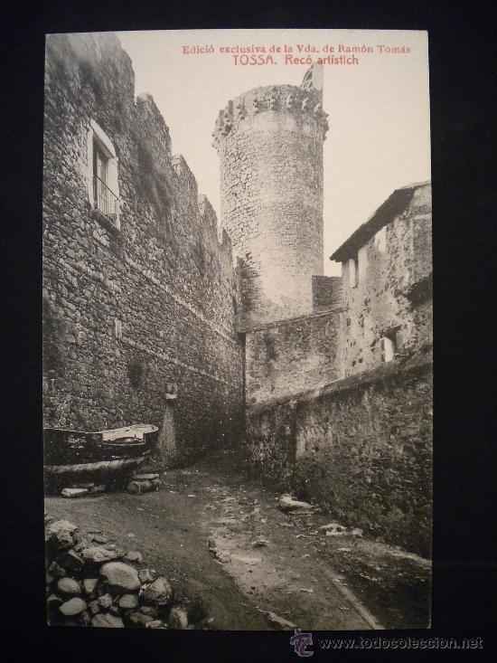 Postales: TOSSA REC&Oacute; ARTISTIC EDICI&Oacute; VDA.RAMON TOM&Aacute;S. - Foto 1
