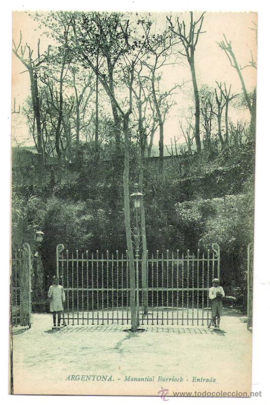 Postales: ARGENTONA  -  MANATIAL BURRIACH - ENTRADA - Foto 1