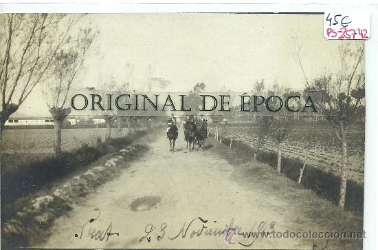 Postkarten: (PS-25742)POSTAL FOTOGRAFICA DE EL PRAT DE LLOBREGAT-EXCURSION A CABALLO