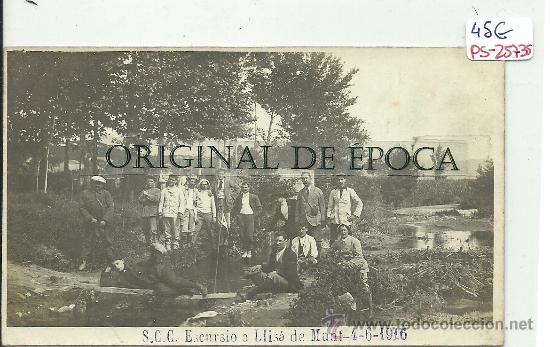 Postcards: (PS-25735)POSTAL FOTOGRAFICA DE LLISA DE MUNT-EXCURSIO S.C.C.1916