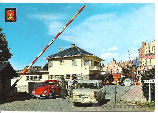 Postales: 1 Postal de Puigcerda Frontera Francesa A&ntilde;os 70 Aprox.
