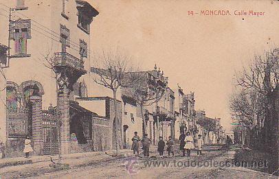 Cartoline: POSTAL MONCADA CALLE MAYOR