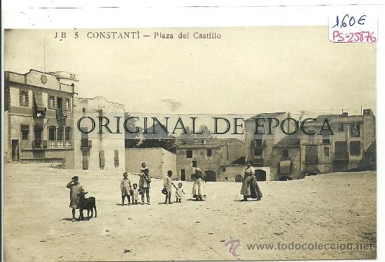 Postkarten: (PS-25876)POSTAL FOTOGRAFICA DE CONSTANTI(TARRAGONA)-PLAZA DEL CASTILLO