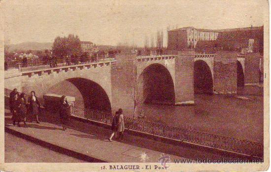 Postales: 15 balaguer - el pont - Foto 1