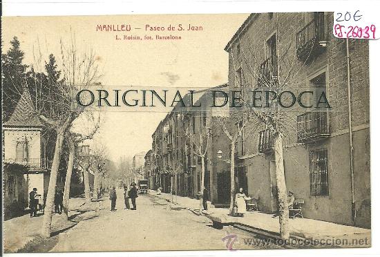Postcards: (PS-26039)POSTAL DE MANLLEU-PASEO S.JUAN