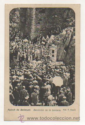 Postkarten: APLECH CARLISTA DE BELLMUNT. BENDICI&Oacute;N DE LA BANDERA. (FOT. T. FARELL)