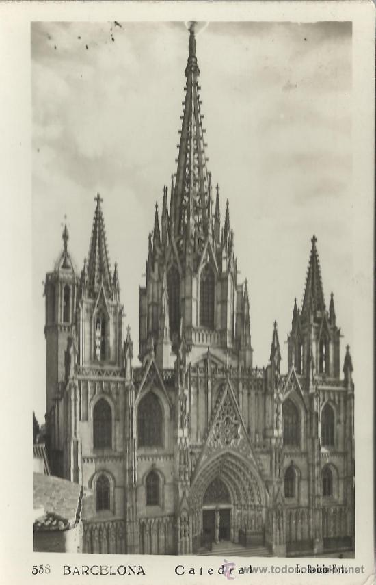 Postales: BARCELONA CATEDRAL  SIN CIRCULAR - Foto 1
