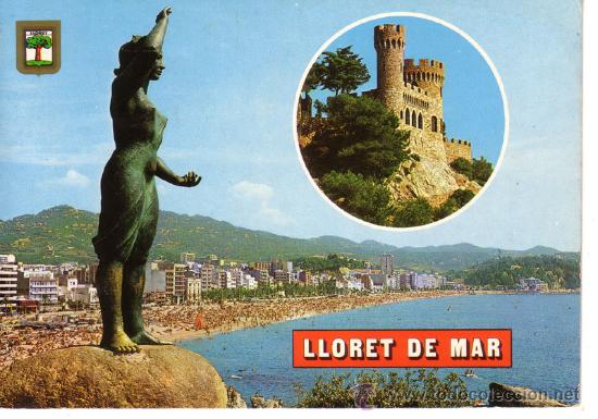Postales: N&ordm; 9634 LLORET DE MAR GERONA CASTILLO - Foto 1