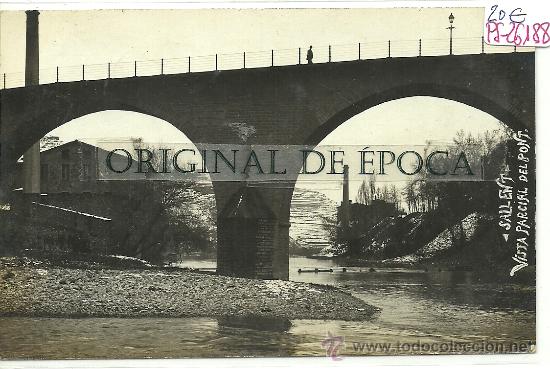 Postcards: (PS-26188)POSTAL FOTOGRAFICA DE SALLENT-VISTA PARCIAL DEL PONT