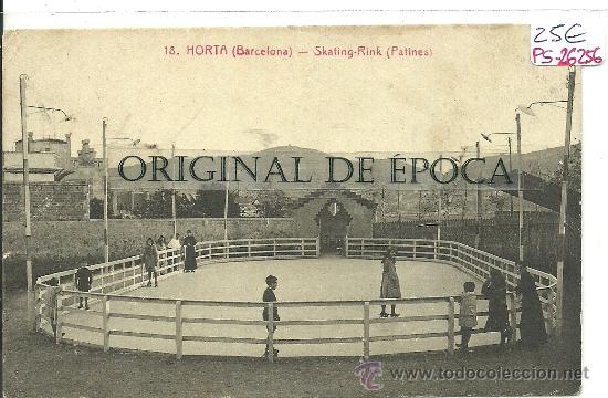 Postcards: (PS-26256)POSTAL DE BARCELONA-HORTA.SKATING RINK(PATINES)