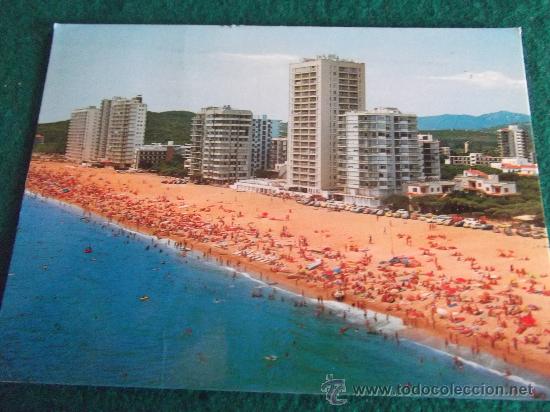 Postkarten: COSTA BRAVA-E11-PLATJA D'ARO-ESCRITA-CIR-SELLADA-