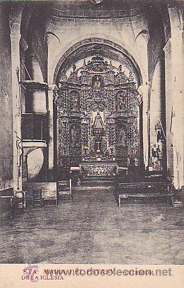 Postales: POSTAL STA.MARIA DE LESTANY INTERIOR DE LA IGLESIA - Foto 1