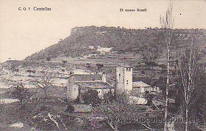 Postales: POSTAL CENTELLAS EL MANSO ROSELL - Foto 1