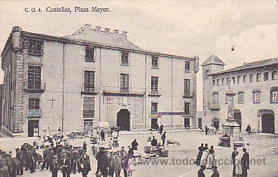 Postales: POSTAL CENTELLAS PLAZA MAYOR - Foto 1