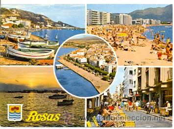 Postales: 7-esp1145. Postal Gerona. Rosas (Costa Brava) - Foto 1