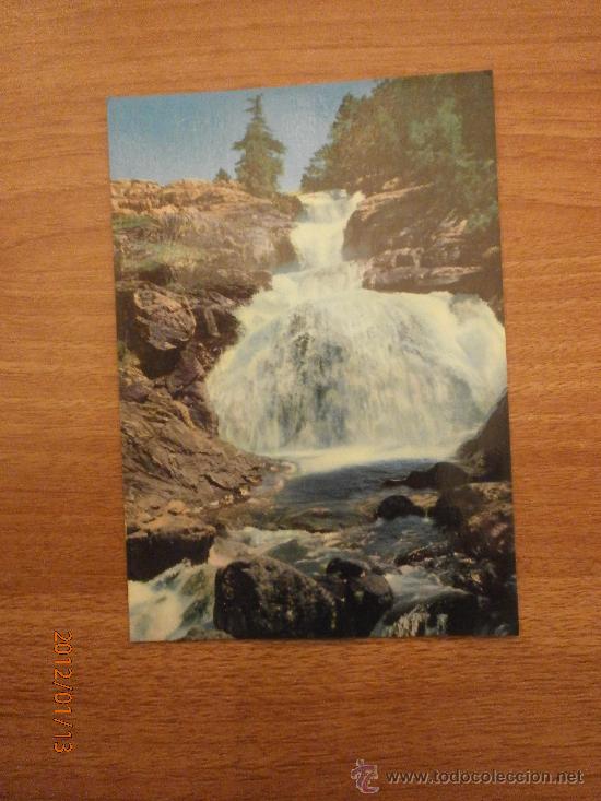 Postales: POSTAL PIRINEOS CENTRALES CASCADA DEL ESPIRITU SANTO EN EL VALLE DE SAN NICOLAU CIRCULADA