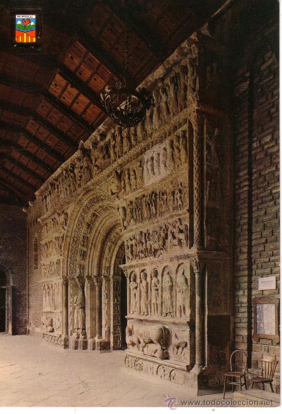 Postales: N&ordm; 10748 RIPOLL MONASTERIO GIRONA - Foto 1