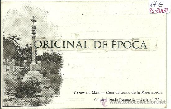 Postkarten: (PS-26431)POSTAL DE CANET DE MAR-CREU DE TERME DE LA MISERICORDIA