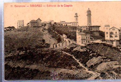 Postales: TARJETA POSTAL DE BARCELONA - TIBIDABO. EDIFICIOS DE LA CUSPIDE. L.ROISIN. 11 - Foto 1