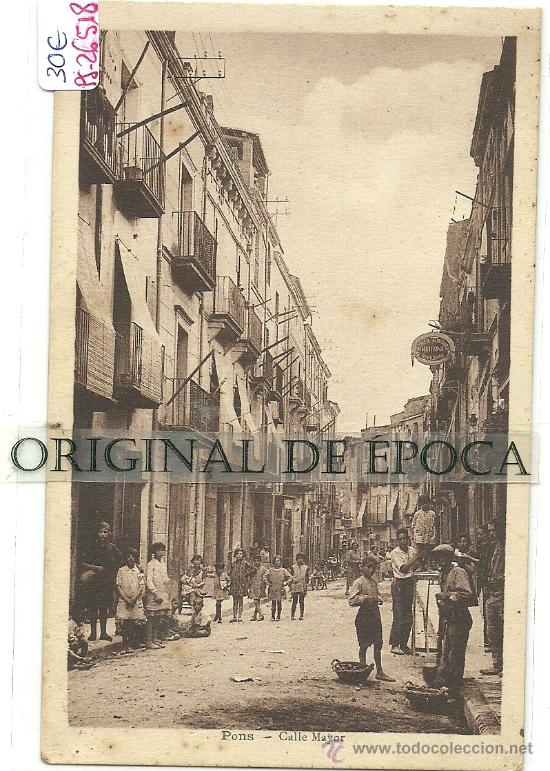 Postkarten: (PS-26518)POSTAL DE PONS-CALLE MAYOR