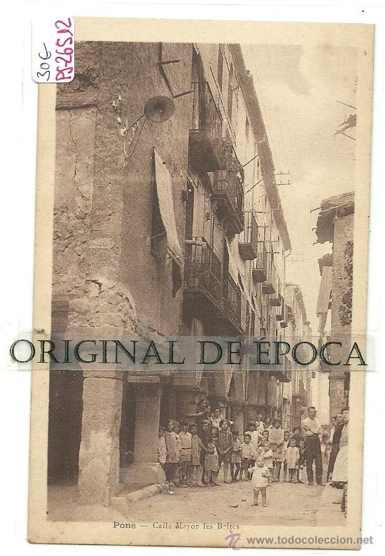 Postkarten: (PS-26512)POSTAL DE PONS-CALLE MAYOR