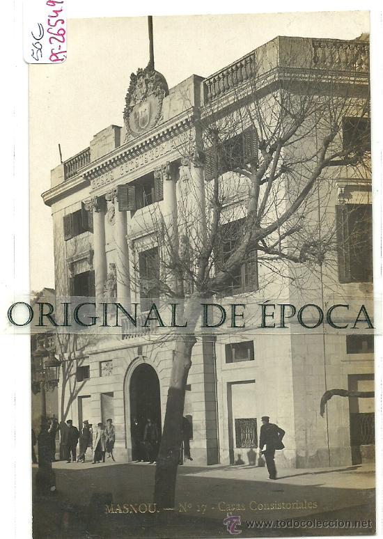 Postcards: (PS-26549)POSTAL FOTOGRAFICA DE MASNOU-CASAS CONSISTORIALES